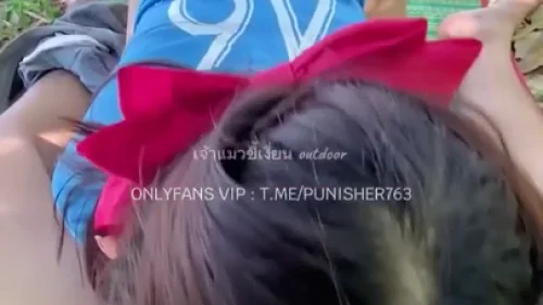 ในป่า แฟนสาว แตกในหี เย็ดโหด เย็ดสด